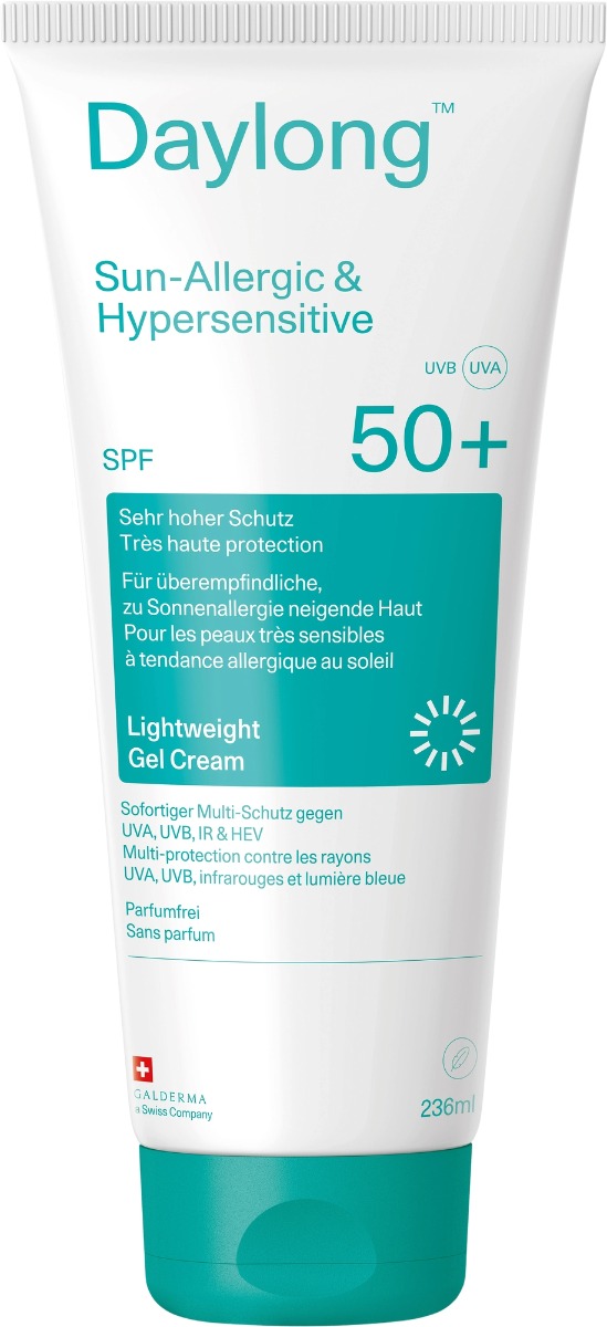 Daylong Sun-allergic & Hypersensitive Gel Cream lightweight SPF50+, 236 ml
