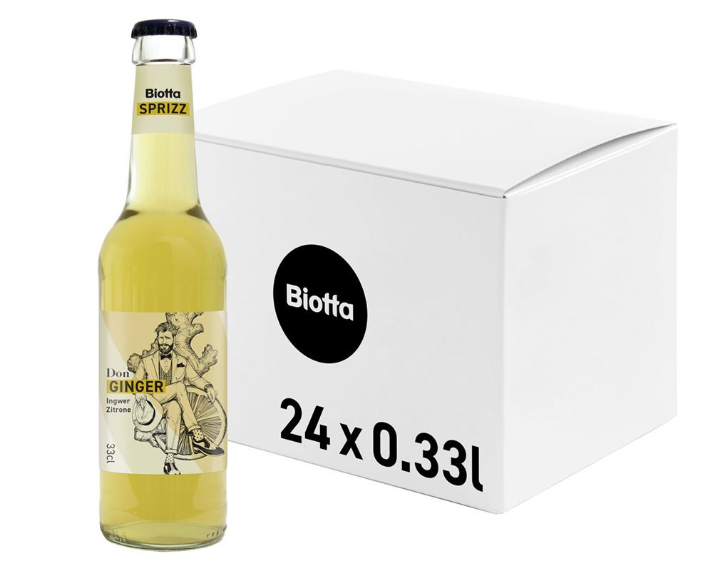 BIOTTA Spritz Ingwer Zitrone, 24 x 3.3 dl