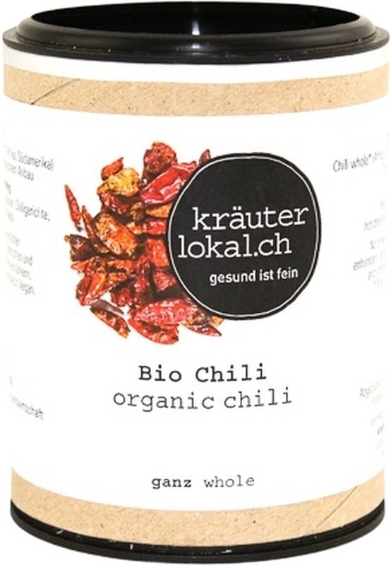 Kräuterlokal Chili Bio ganz, 20 g