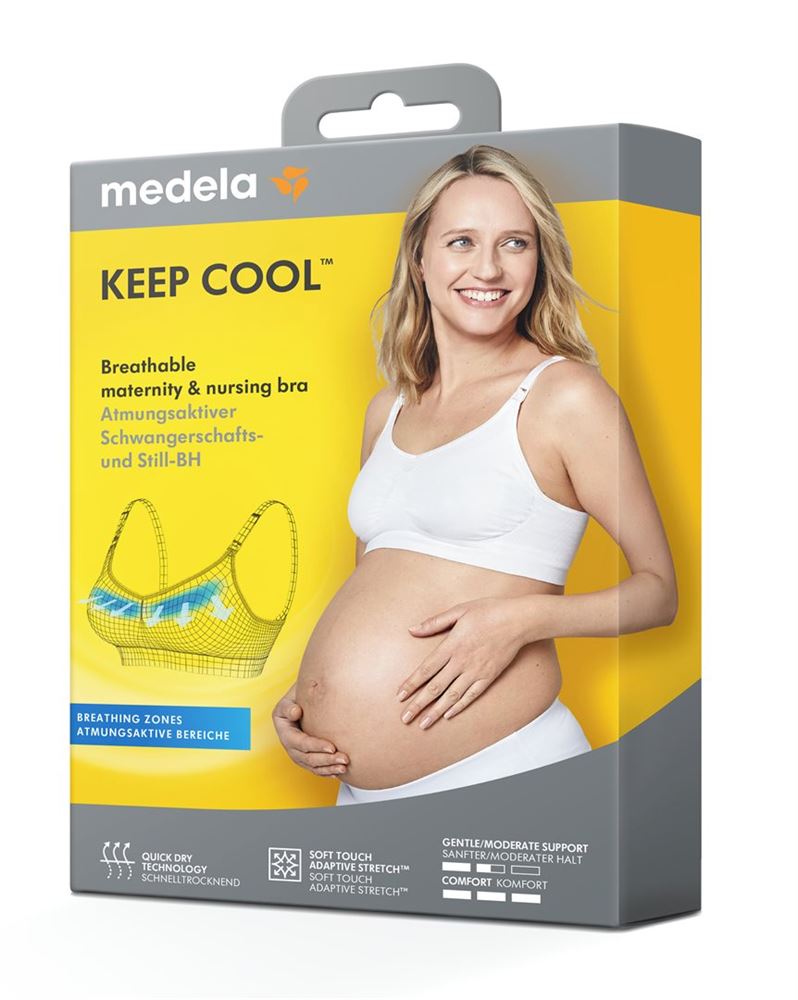 Medela Keep cool Schwangerschaft- und Still BH S weiss