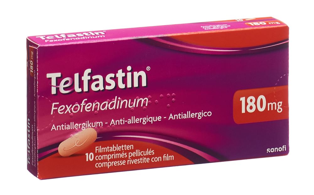 TELFASTIN Filmtabletten 180mg, 10 Stück