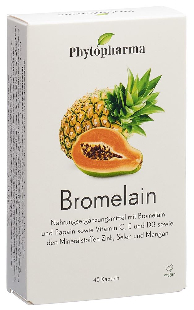 Phytopharma Bromelain Kapseln, 45 Stück