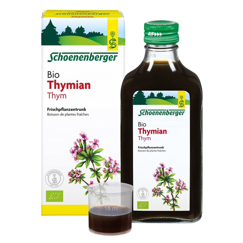 Schoenenberger Thymian Frischpflanzen Trunk Bio, 200 ml