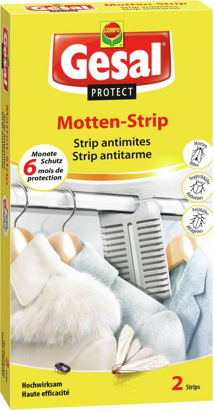 GESAL Protect Mottenstrips, 2 Stück