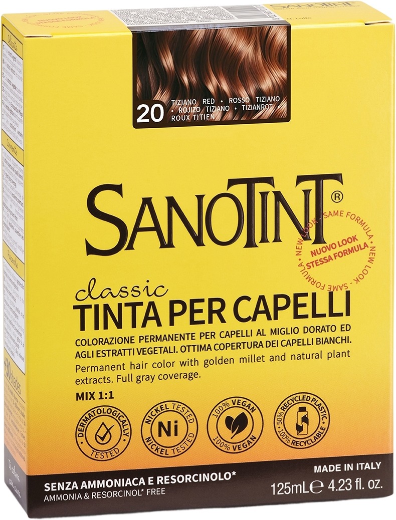 SANOTINT Haarfarbe 20 tizianrot
