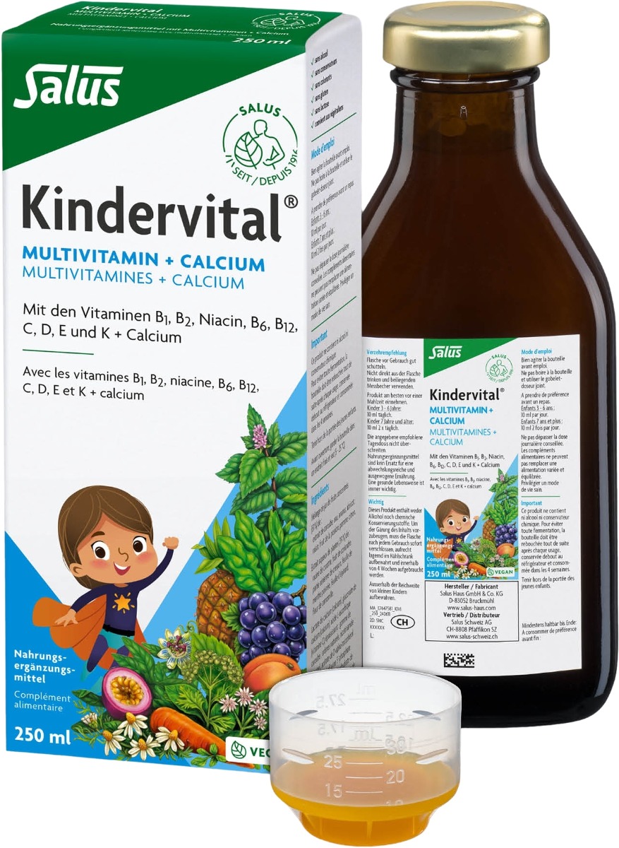 Salus Kindervital Calcium + Vitamin D, 250 ml