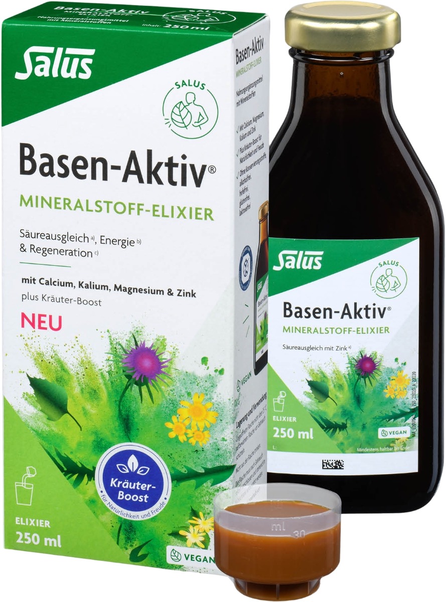 Salus Basen-Aktiv Mineral-Kräuter Elixier, 250 ml