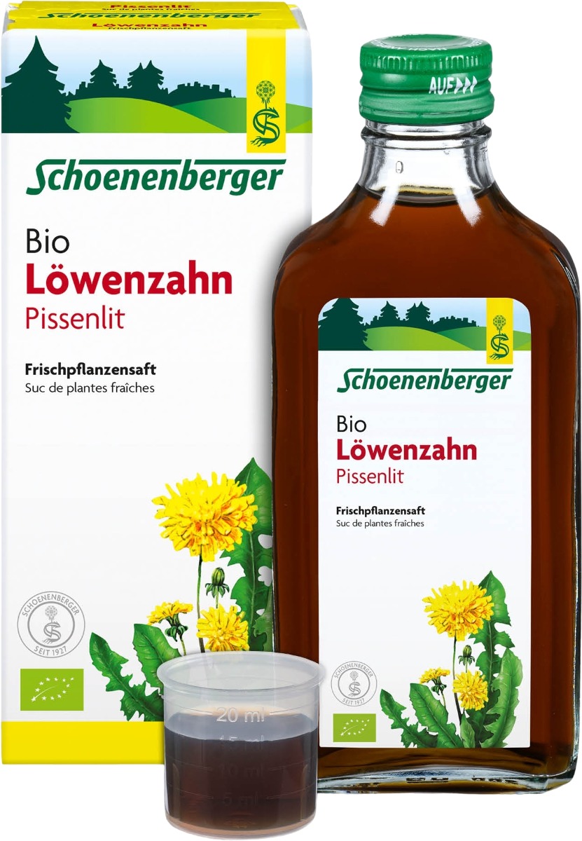 Schoenenberger Löwenzahn Frischpflanzen Saft Bio, 200 ml