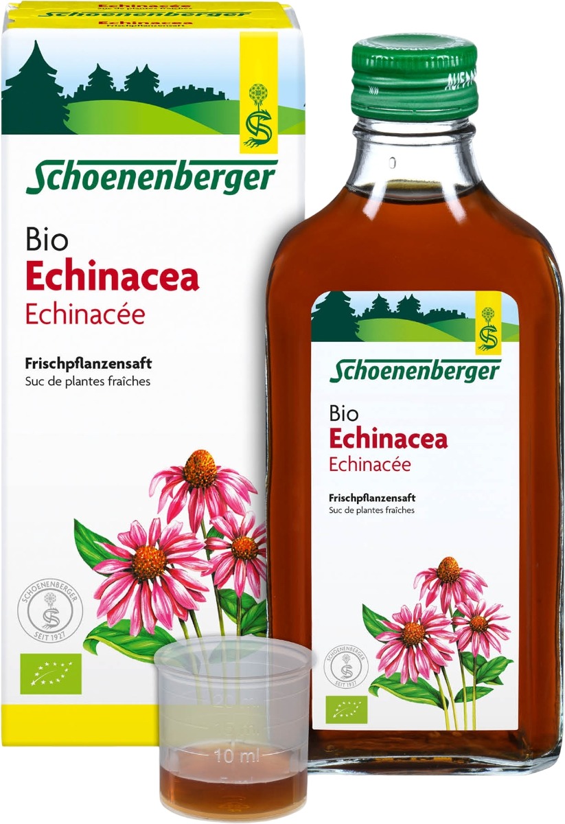 Schoenenberger Echinacea Frischpflanzensaft Bio, 200 ml