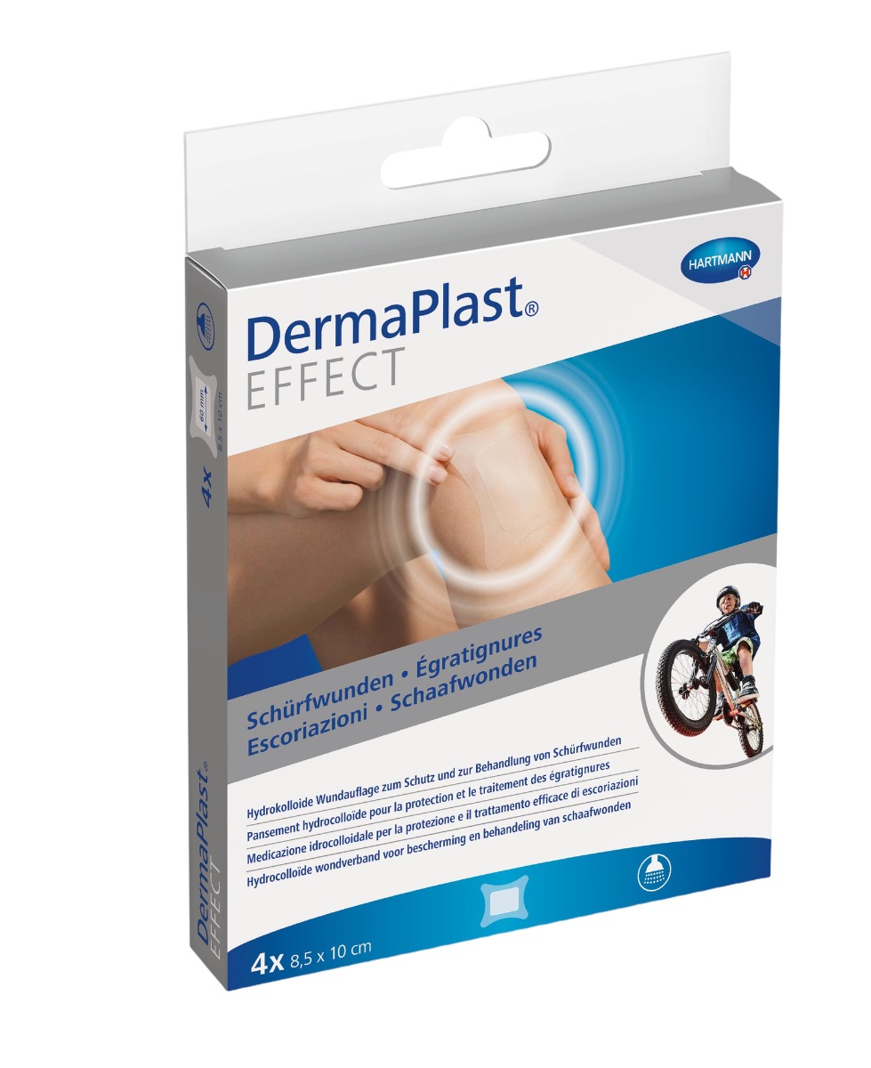 DermaPlast Effect Schürfwunden, 4 Stück