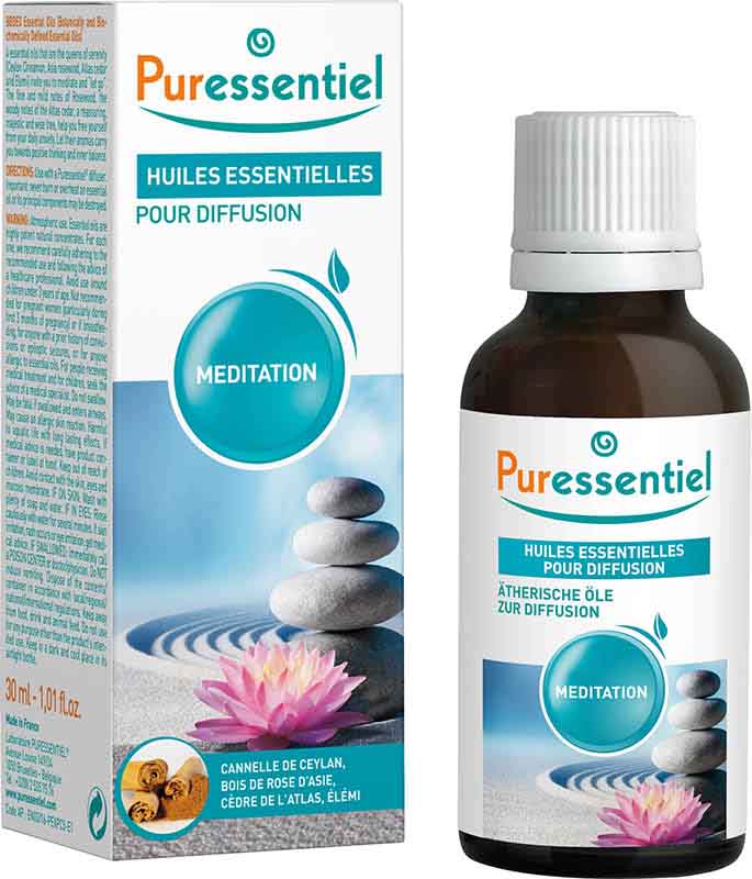 PURESSENTIEL Duftmischung Meditation ätherisches Öl, 30 ml