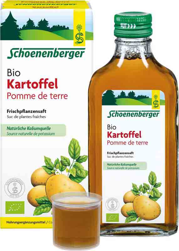 Schoenenberger Kartoffel Frischpflanzensaft Bio, 200 ml