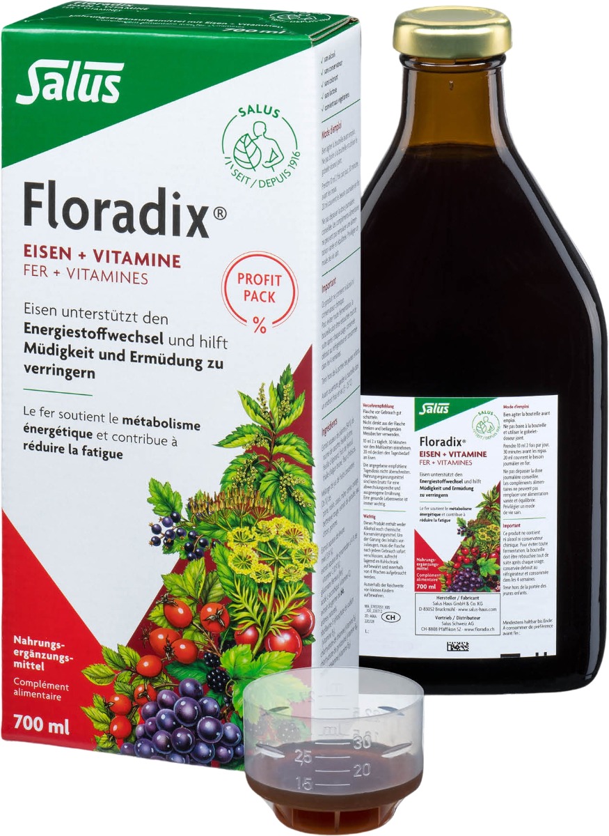 Floradix Eisen + Vitamine Profit Pack, 700 ml