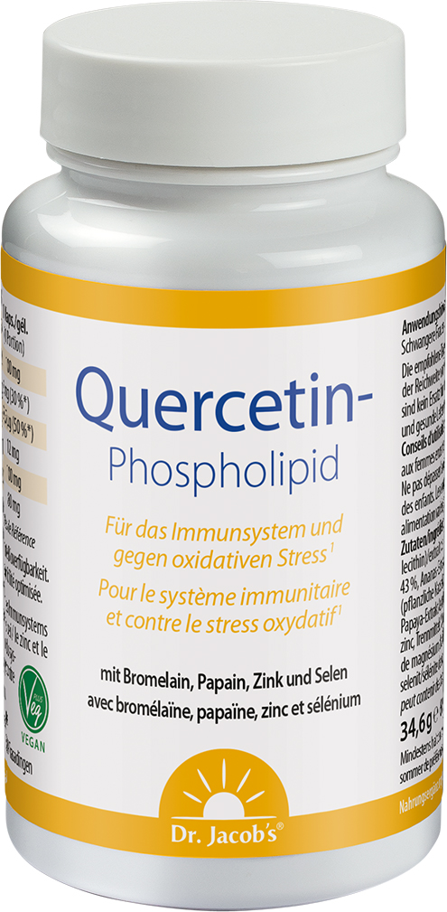 Dr. Jacob's Quercetin-Phospholipid Papain Bromelain Kaspeln, 60 Stück