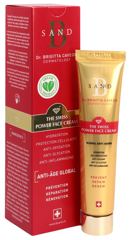 B SAND The Swiss Power Face Cream, 49 g
