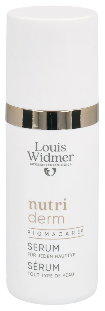 Louis Widmer Nutriderm Pigmacare Serum Parfümfrei