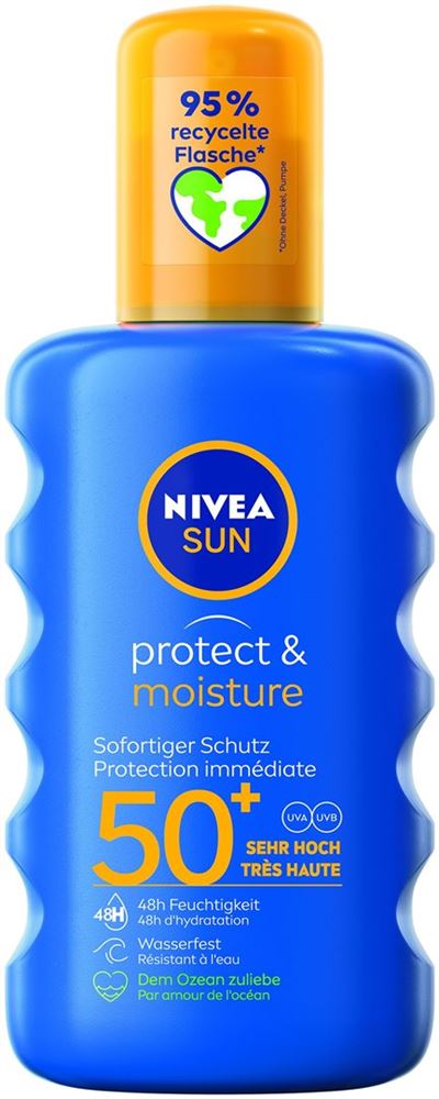 NIVEA SUN Protect & Moisture Sonnenspray LSF50+