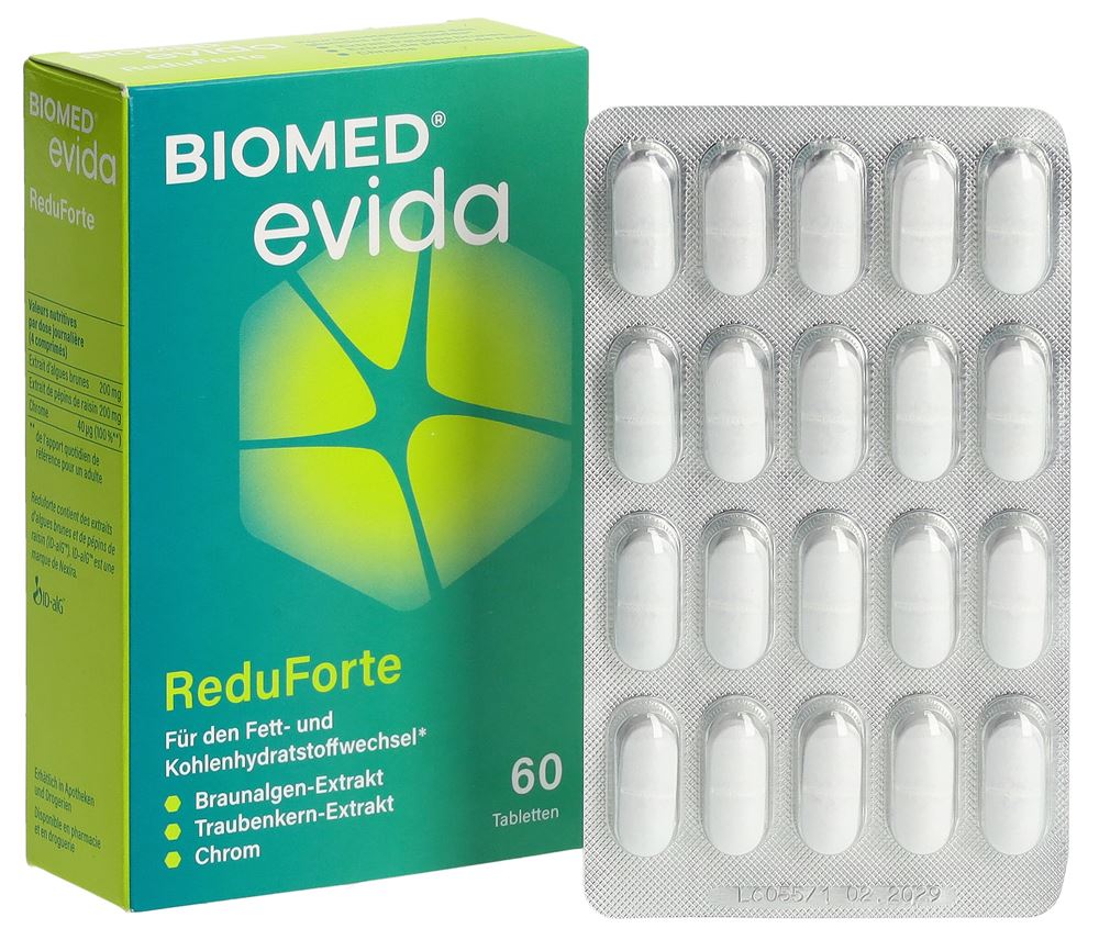 Biomed Evida ReduForte Tabletten, 60 Stück