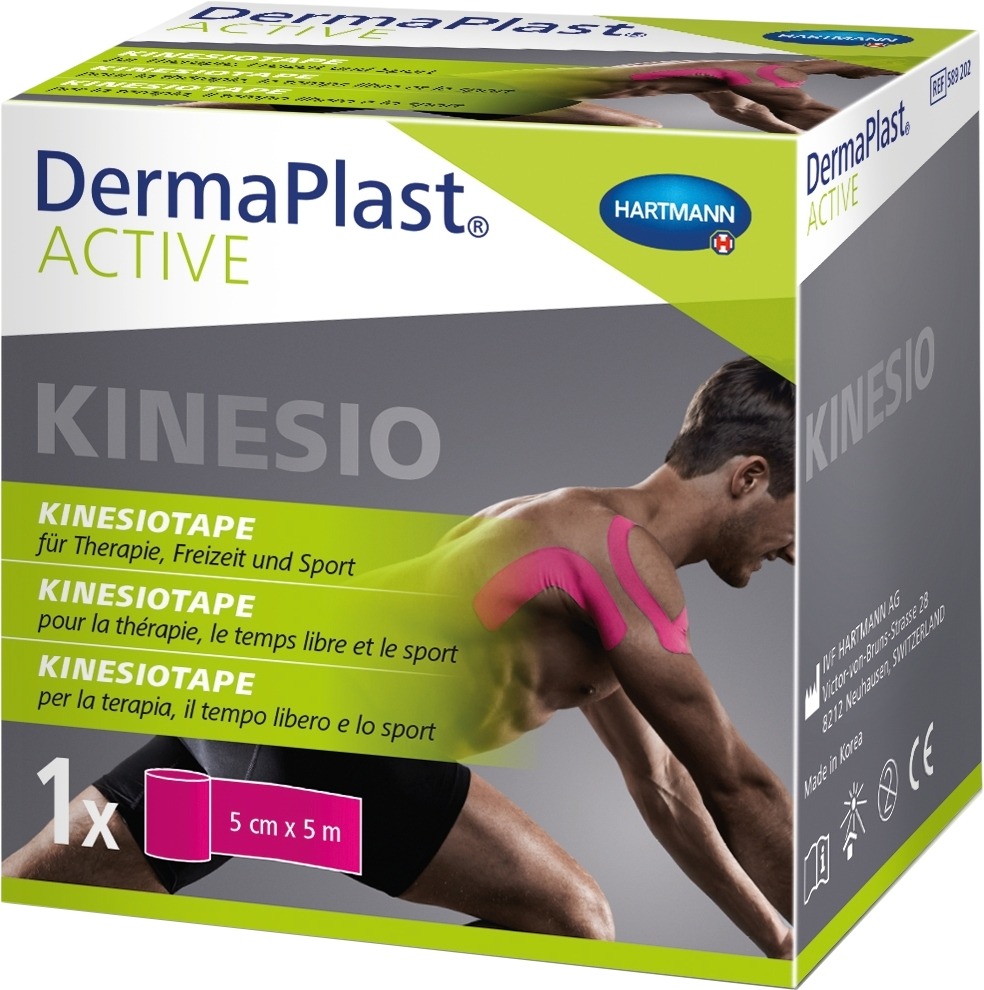 DermaPlast Active Kinesiotape 5 cm x 5 m pink