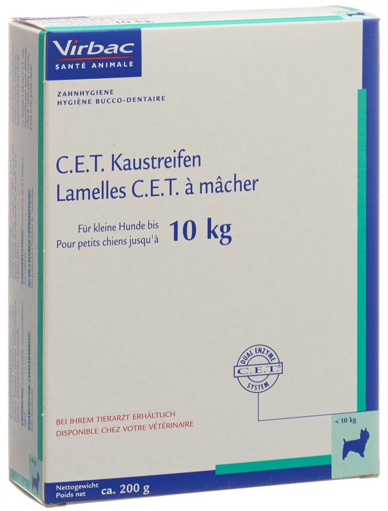 Virbac CET Zahnhygiene Kaustreifen Hunde -10 kg