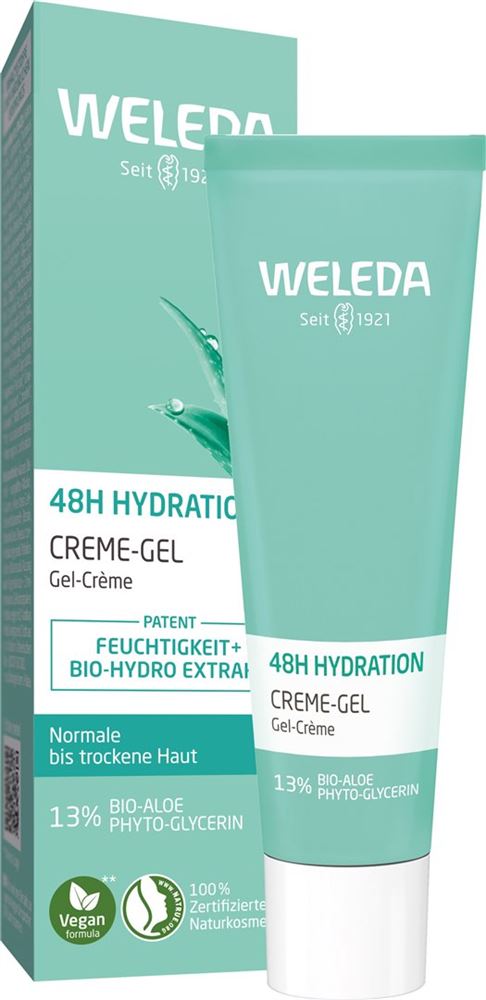 Weleda 48h Hydration Creme-Gel, 30 ml