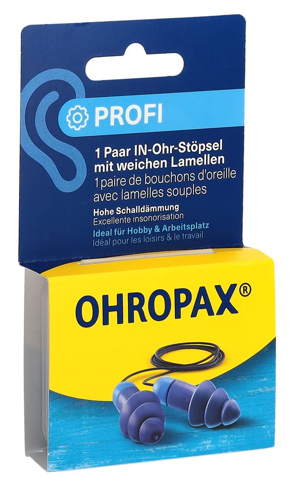Ohropax Ohrstöpsel Profi, 1 Paar