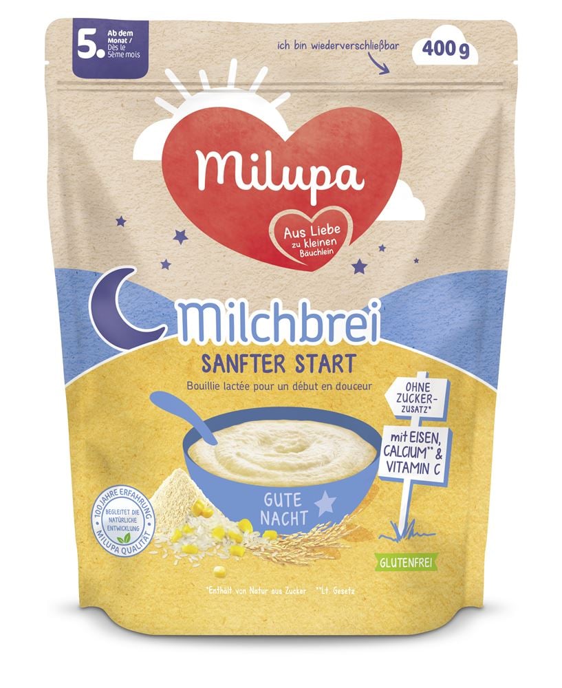 Milupa Gute Nacht Sanfter Start 5M+, 400 g