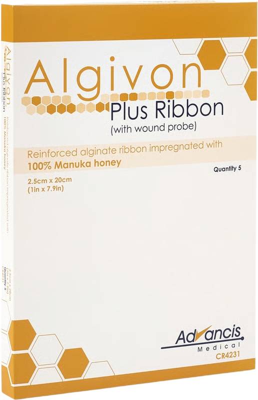 ALGIVON Plus Ribbon 2.5x20cm, 5 Stück