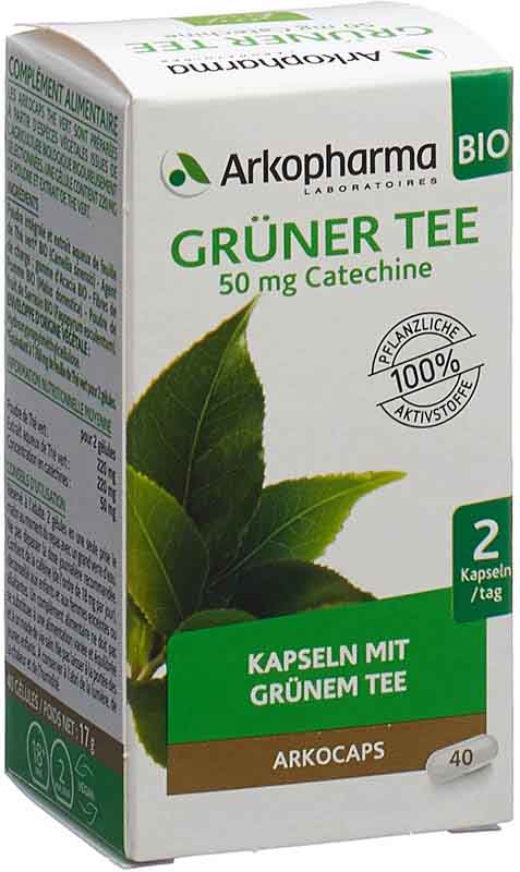 ARKOCAPS Grüntee Kapseln Bio, 130 Stück
