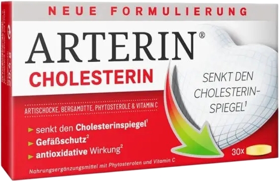 ARTERIN Cholesterin Tabletten, 30 Stück