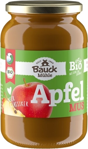 Bauck Mühle Apfelmus mit Apfeldicksaft, 360 g