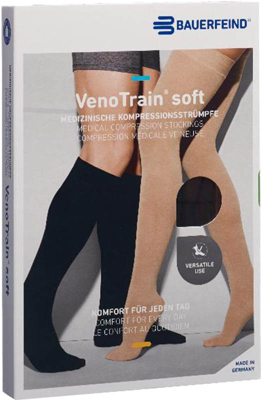 BAUERFEIND VT SOFT AT KKL2 M n/l Fuss geschlossen schwarz, 1 Stück