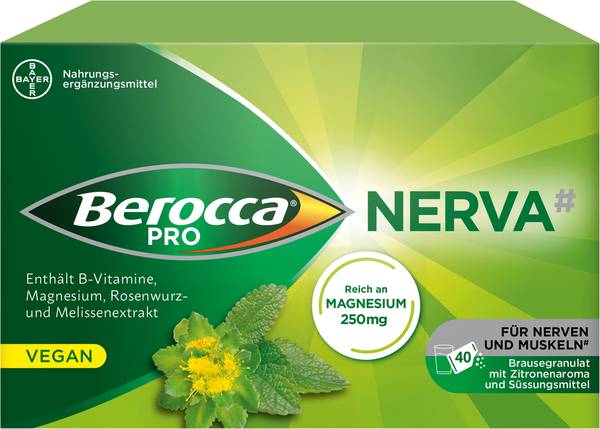Berocca Pro Nerva Brausegranulat Beutel, 40 Stück