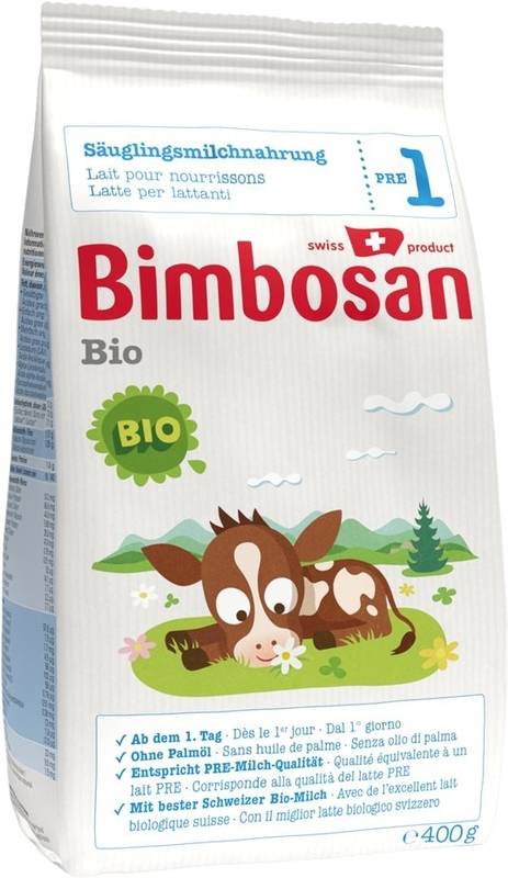 Bimbosan Bio Säuglingsmilch ohne Palmöl Nachfüllbeutel