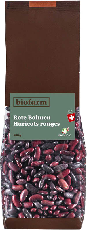 Biofarm Rote Bohnen Bio Schweiz, 500 g