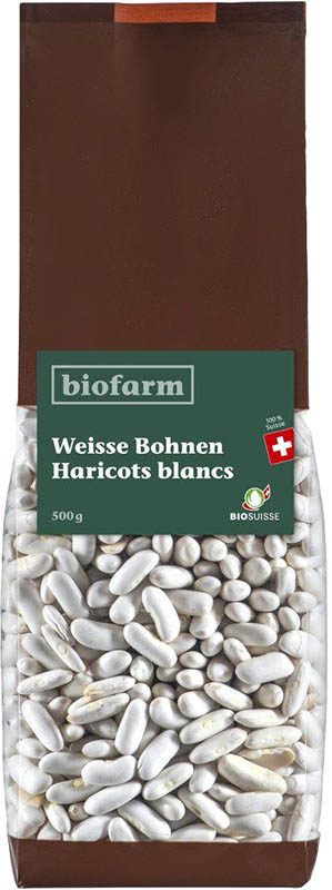Biofarm Weisse Bohnen Bio Schweiz, 500 g