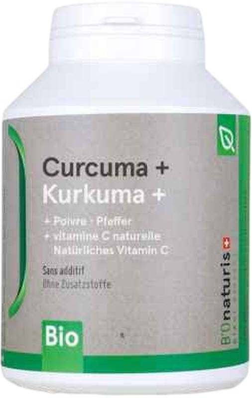 Bionaturis Kurkuma Plus Kapseln Bio, 180 Stück