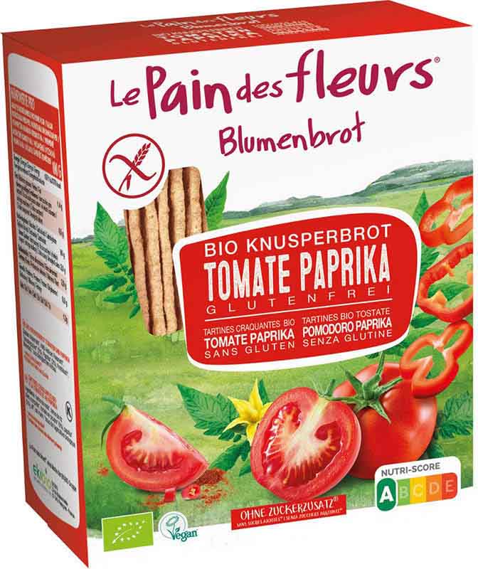 Le Pain de Fleur Blumenbrot Apéro Tomate Paprika, 150 g