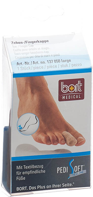 BORT PEDISOFT Texline Zehen/Fingerkappe L