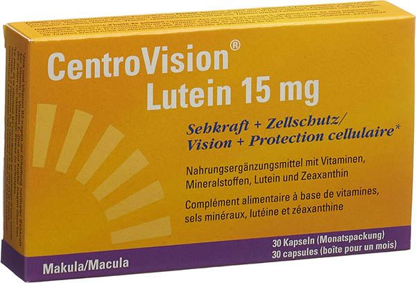 CENTROVISION Lutein 15mg Kapseln, 30 Stück