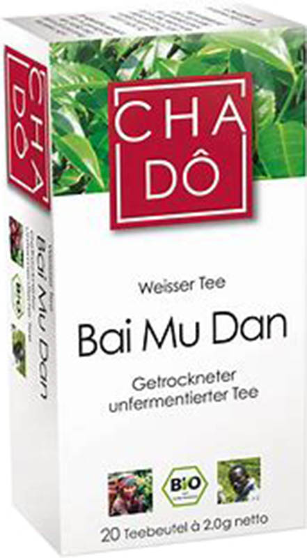 Cha Do Weisser Tee Bai Mu Dan Aufgussbeutel 2 g, 20 Stück