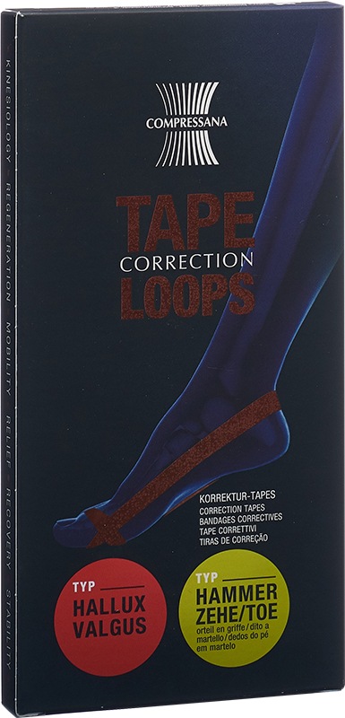 COMPRESSANA Tape Loops Gr.ll diamant, 1 Paar