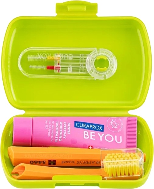 Curaprox Travel Set grün
