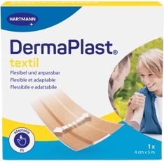 DermaPlast Textil Schnellverband 4 cm x 5 m