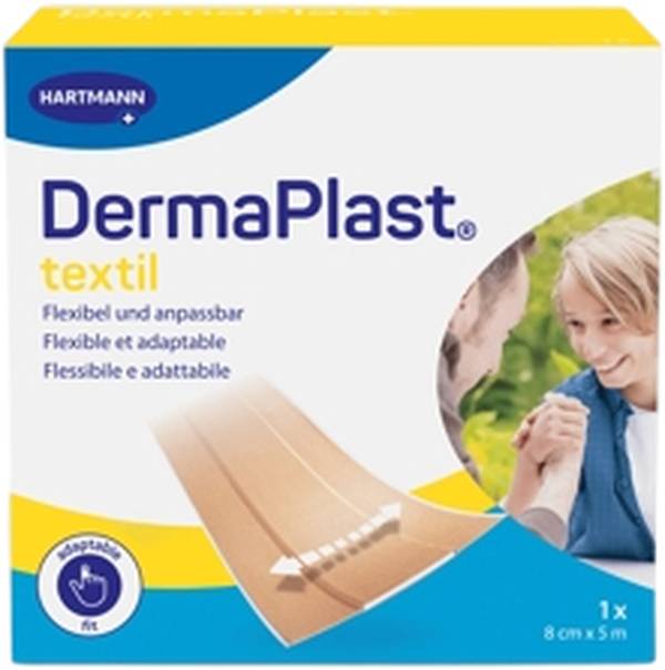DermaPlast Textil Schnellverband 8 cm x 5 m