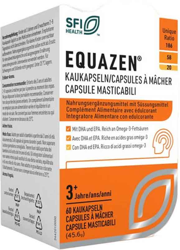 EQUAZEN Kaukapseln, 60 Stück