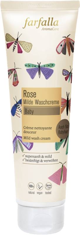 Farfalla Baby Milde Waschcreme Rose