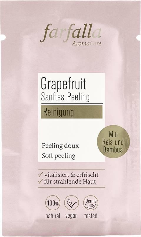 Farfalla Grapefruit Reinigung Sanftes Peeling