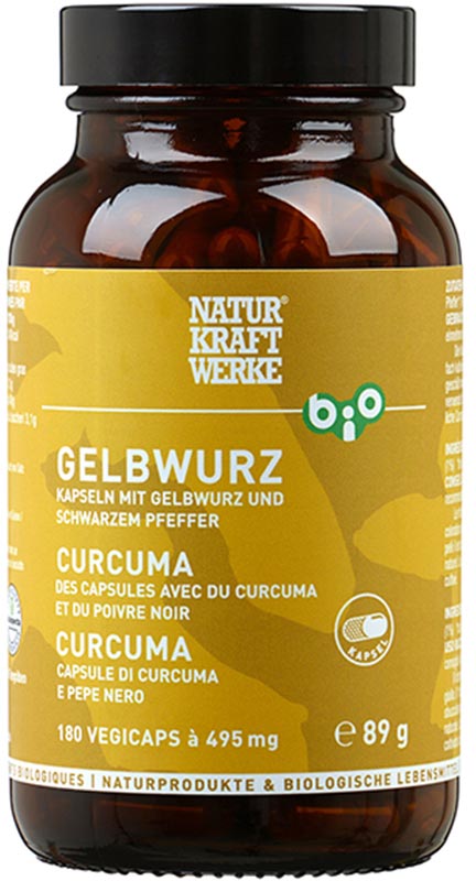 Naturkraftwerke Gelbwurzpulver Kapseln