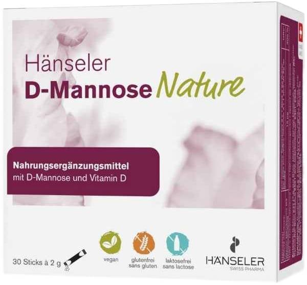Hänseler D-Mannose Nature Stick, 30 Stück